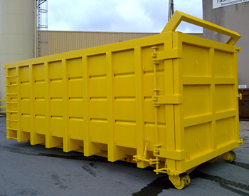roll on roll off Heavy duty waste container