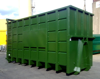 Open Waste Container